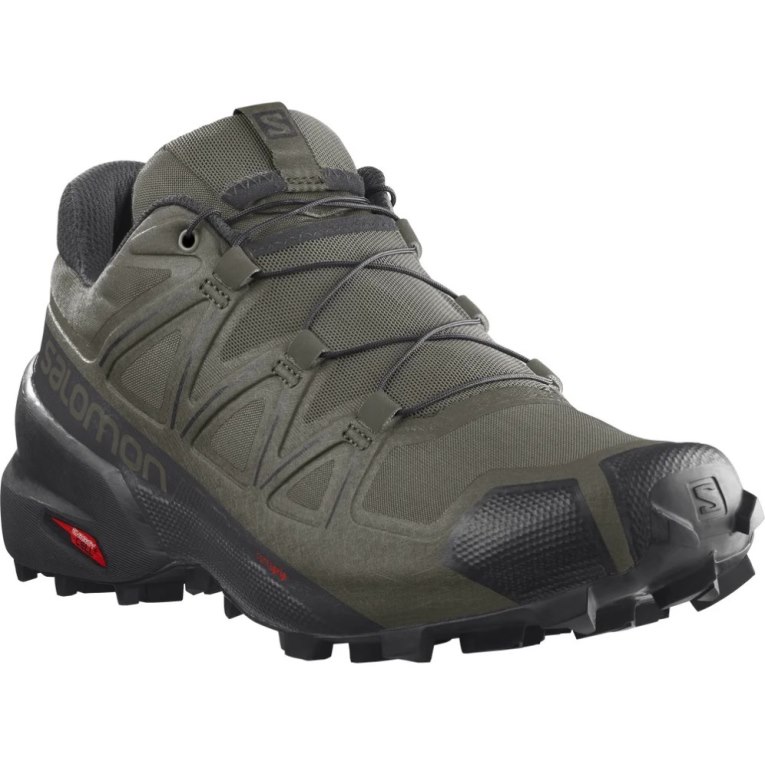 Tenis Para Trail Running Salomon Speedcross 5 Anchos Hombre Verde Oliva | MX IASE758